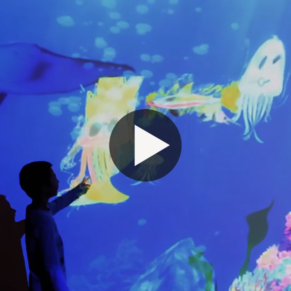 teamLab お絵かき水族館